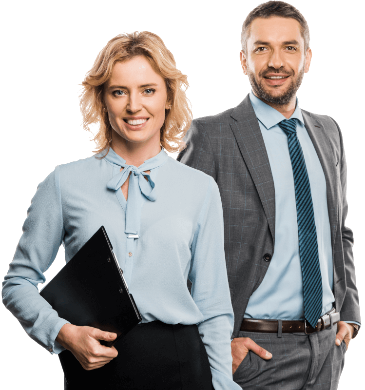 Professional MDomains team members collaborating on innovative software solutions and business consulting projects